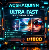 Aqshaquinn Ultra-Fast Auto Texture Slideshow LSL Script | Full Perm Dynamic Display System