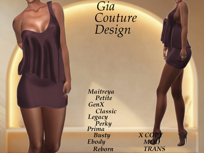 "GCD" Genesis Cocktail Dress Pink