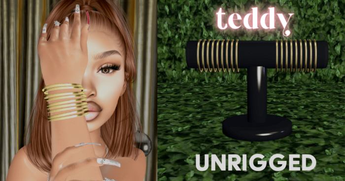 Teddy - 9 Bangles Gold