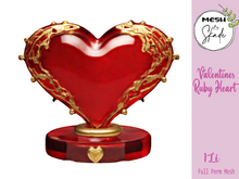 MBS - Valentines - Ruby Heart Full Perm mesh