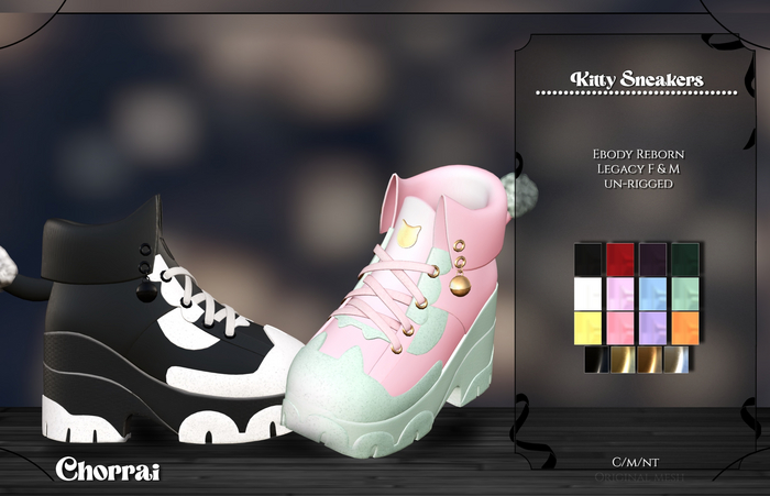 Chorrai - Kitty Sneakers {FATPACK}