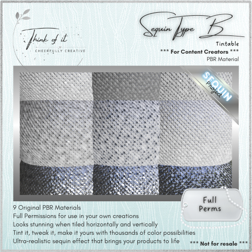 {ToI} Material - Sequin Type B - Full Perms