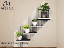 Meira Floren Step Planter - Bleach