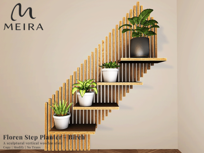 Meira Floren Step Planter - Birch