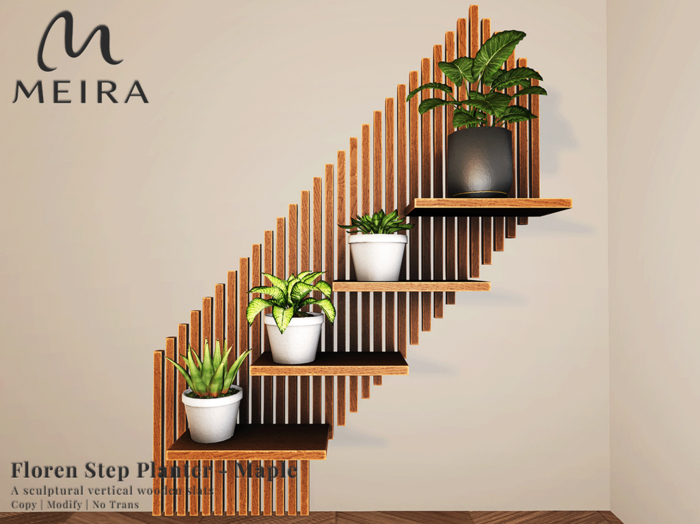 Meira Floren Step Planter - Maple