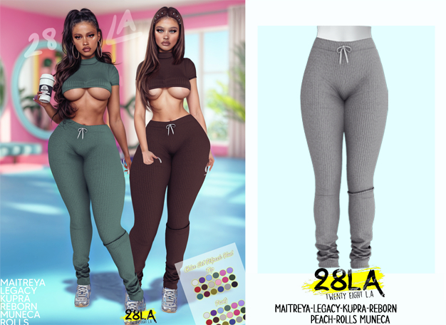 28LA. Chloe Pants Grey [Add Me]