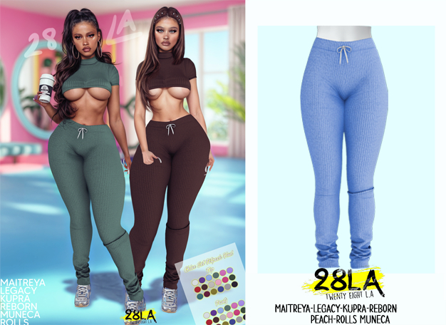 28LA. Chloe Pants Light Blue [Add Me]
