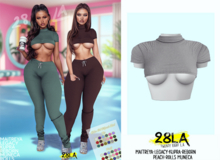 28LA. Chloe Top Grey [Add Me]