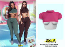28LA. Chloe Top Hot Pink [Add Me]