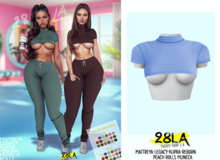 28LA. Chloe Top Light Blue [Add Me]