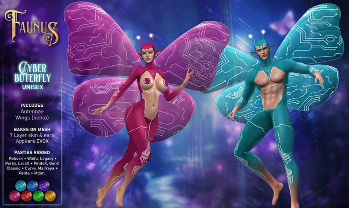 Faunus - Cyber butterfly: Fatpack