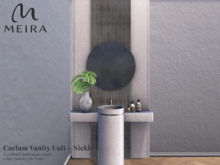 Meira Caelum Vanity Unit - Nickle