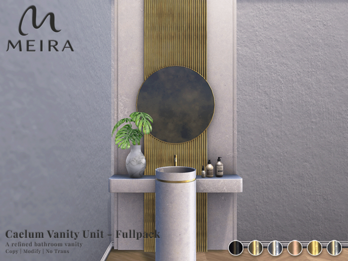 Meira Caelum Vanity Unit - Fullpack