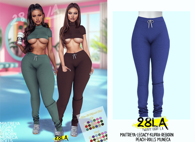 28LA. Chloe Pants Blue [Add Me]