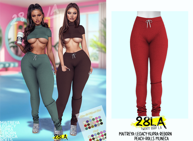 28LA. Chloe Pants Red [Add Me]