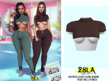 28LA. Chloe Top Brown [Add Me]