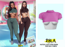 28LA. Chloe Top Fuschia [Add Me]