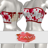 Valentines White Bon Top LaraX