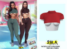 28LA. Chloe Top Red [Add Me]