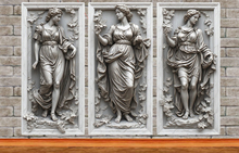 Wall Deco Sticker Mural Roman Statue  3