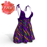 Mardi Gras Hypnosis Dress LaraX