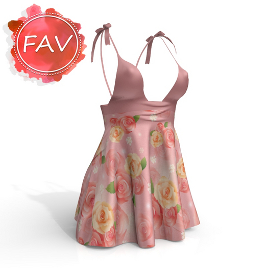 Pastel Roses Hypnosis Dress LaraX