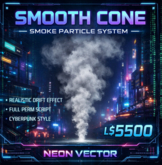 Second Life Smooth Cone Smoke Particle System – Realistic Drift Effect (Full Perm LSL Script)