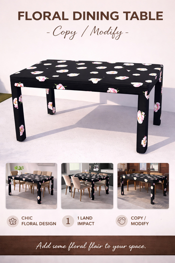 N.G ~ Floral Dining Table PBR