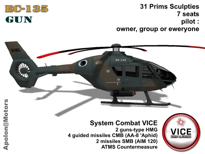 Box Helicopter EC-135 GUN  ( Inspired by Eurocopter )