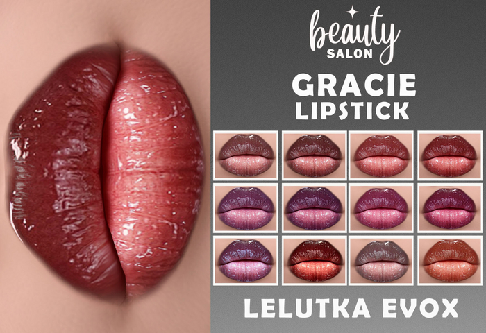 [Beauty Salon] - Graice  Lipstick Fullpack [LELUTKA EVOX] DEMO