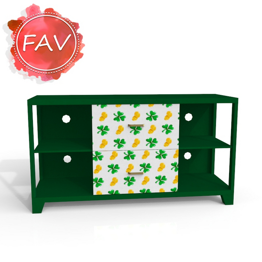 St Patricks TV Table Home Decor