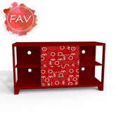 Valentines Day TV Table Home Decor
