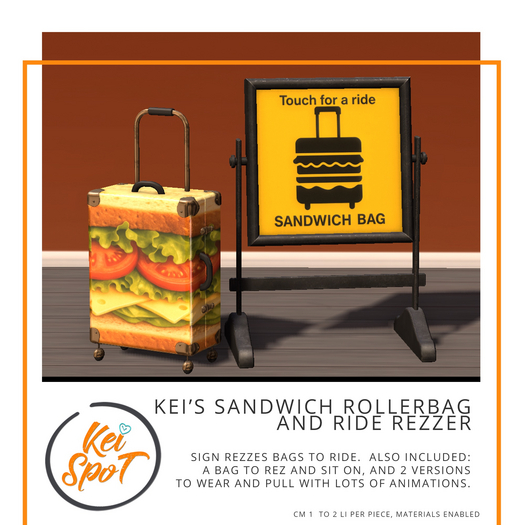 Kei's Sandwich Rollerbag & Ride Rezzer