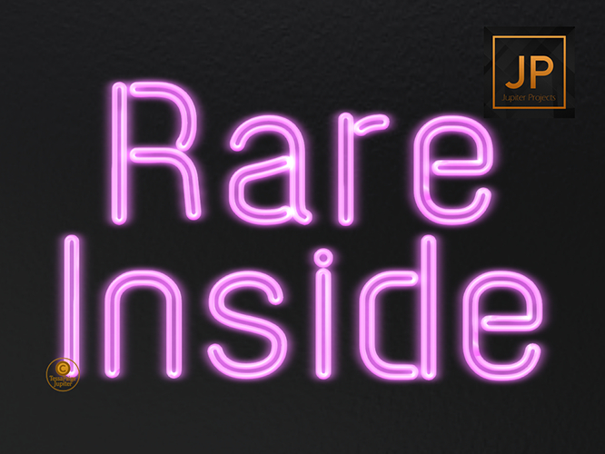 14.Meva Neon Pink Rare Inside Sign
