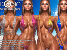 ICONA / YVANNY SWIMWEAR METALIC FAT PACKS
