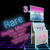 3.Meva Neon White Blue Gacha Machine RARE