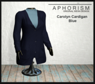 !APHORISM! - Carolyn Cardigan Blue