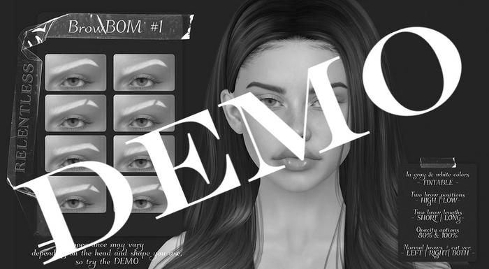 RELENTLESS BrowBOM #1 - DEMO
