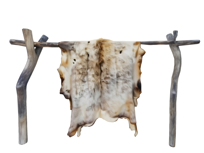 Medieval Fur Rack FULL PERM