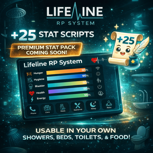 [Lifeline RP] Player Reuseable Stat Scripts