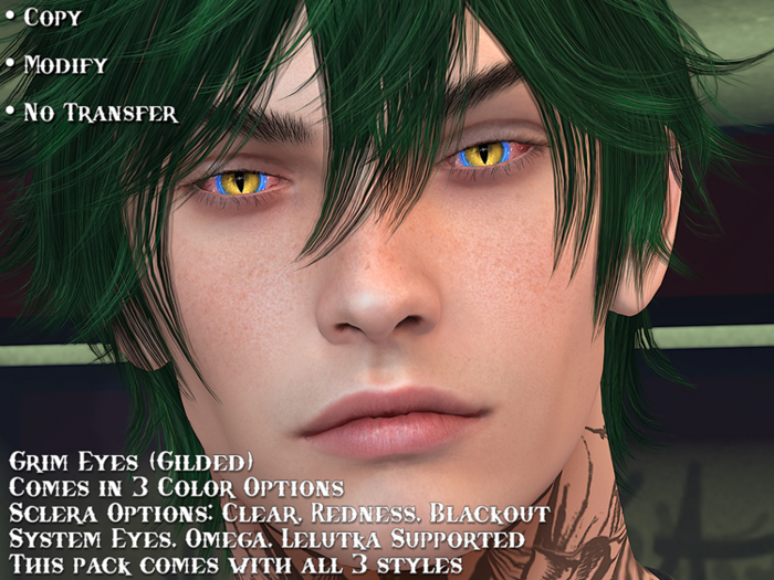 [Azai] - Grim Eyes Set (Gilded)