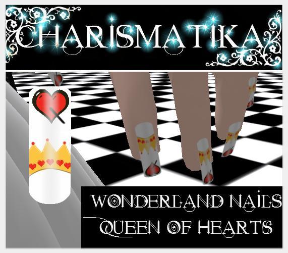 *Charismatika* Wonderland Nails -Queen of Hearts