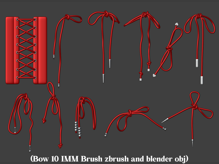 [MONAMALDITA] PACK BOW 2 IMM (obj for creators)