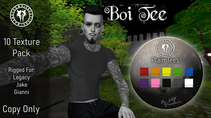 [M] Boi Tee - Plain Pack