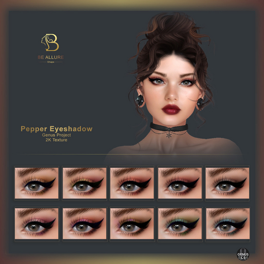 BE Allure - Pepper Eyeshadow / Genus Project