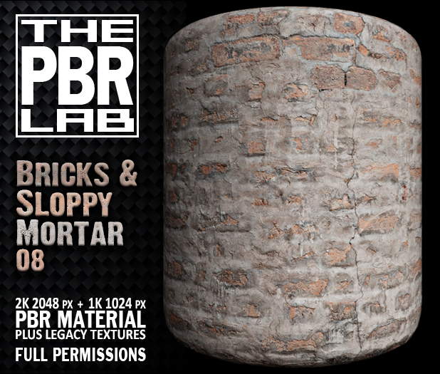 The PBR Lab - Bricks & Sloppy Mortar 08
