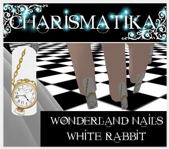 *Charismatika* Wonderland Nails -White Rabbit