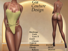 "GCD" Lenore One Piece Swimsuit Yellow