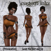 Custom iNKZ - Provacative Sunset - Mini Skirt & Top [NEW - PROMO]