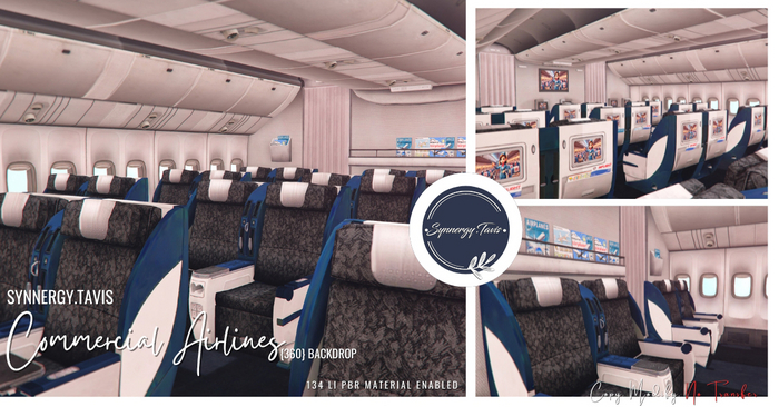 SYNNERGY.TAVIS//Commercial Airlines {360} Backdrop 